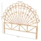 Bali & Pari Rasima Modern Bohemian Natural Brown Rattan Queen Size Standalone Headboard 239-13393-ZORO - alternate 3